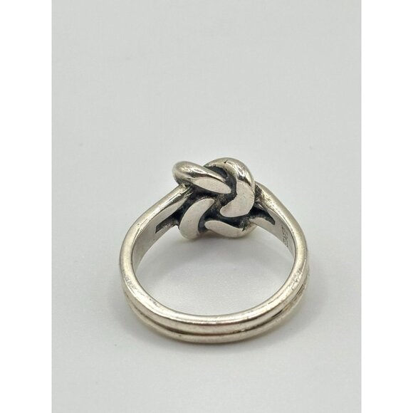 James Avery 925 Sterling Silver Rare Retired Love Knot Ring Size 9 - Picture 2 of 9